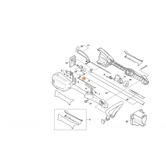 STIHL  Dźwignia 4522 182 2800